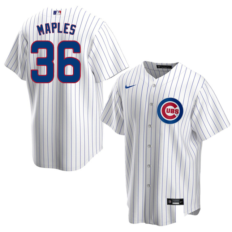 Nike Men #36 Dillon Maples Chicago Cubs Baseball Jerseys Sale-White